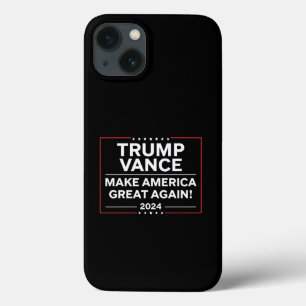Trump Vance 2024 President JD Vance Vice MAGA iPhone 13 Case