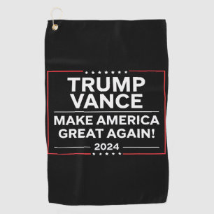 Trump Vance 2024 President JD Vance Vice MAGA Golf Towel