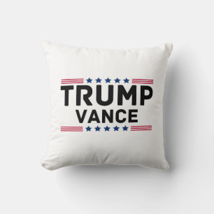Trump Vance 2024 Trump Support Election Gift Throw Pillow