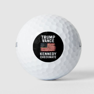 Trump Vance 2024 Trump Vance Kennedy Checkmate Golf Balls