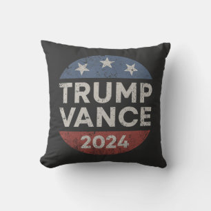 Trump Vance 2024 Vice President VP Trump 2024 Throw Pillow