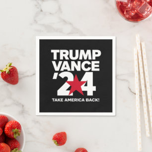 Trump Vance 2024 Vote Trump 2024 Election Napkin