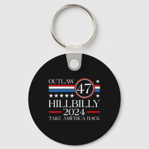 Trump Vance 2025 Donald Trump J.d. Vance Outlaw An Keychain