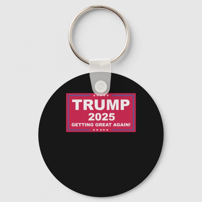 Trump Vance 2025 Getting Great Again ()  Keychain (Front)