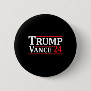 Trump Vance 24 Trump 2024  2 Inch Round Button