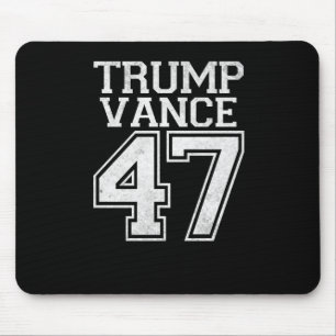Trump Vance 47th President Vintage Number  Mouse Pad