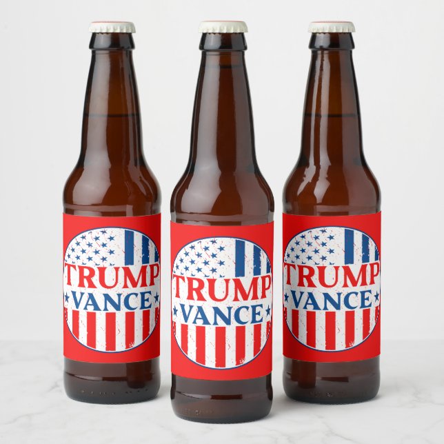 Trump Vance Beer Bottle Label (Bottles)