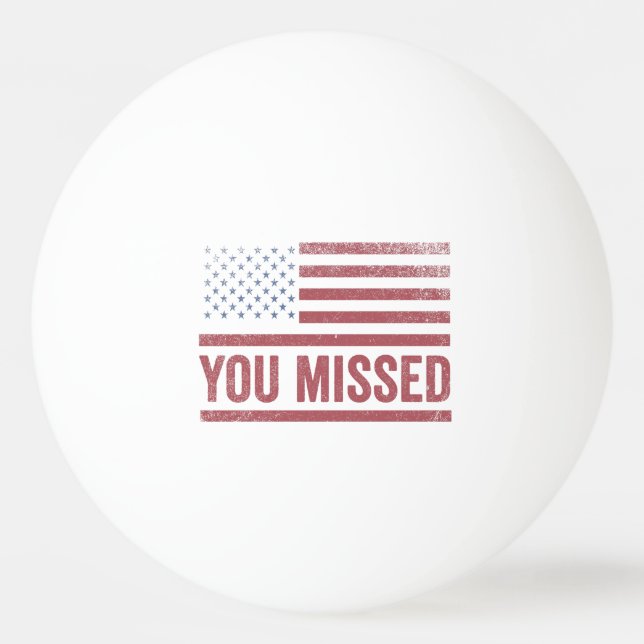 Trump Vance Election Ugly Christmas Sweater Ping Pong Ball (Front)