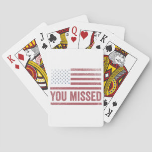 Trump Vance Election Ugly Christmas Sweater Playing Cards