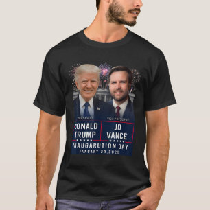 Trump Vance Inauguration Day 2025 Donald Trump Jd T-Shirt