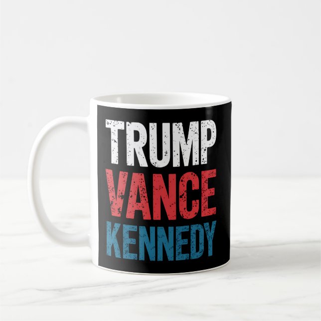 Trump Vance Kennedy 2024 Election Coffee Mug (Left)
