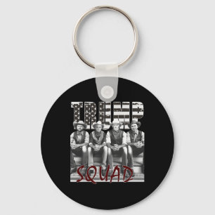 Trump Vance Kennedy Elon Squad Keychain