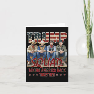 Trump Vance Kennedy Elon Squad Taking America Back Card