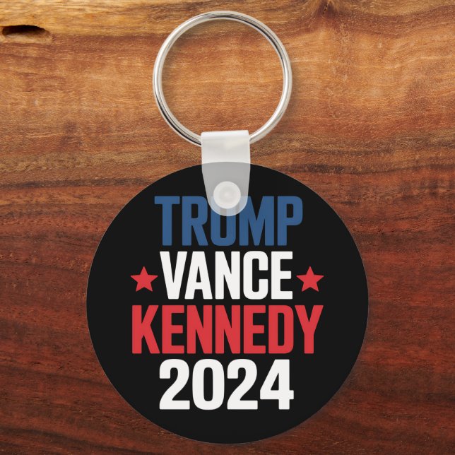 Trump Vance Kennedy President 2024 Election  Keychain (Front)