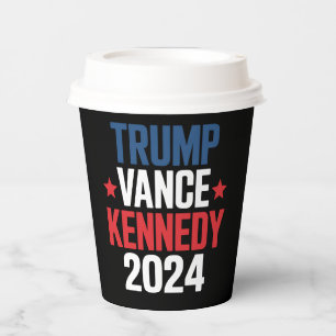 Trump Vance Kennedy President 2024 Election Paper Cups