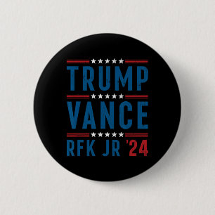 Trump Vance Kennedy President Election Republican  2 Inch Round Button
