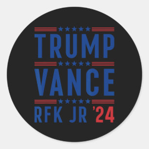 Trump Vance Kennedy President Election Republican Classic Round Sticker
