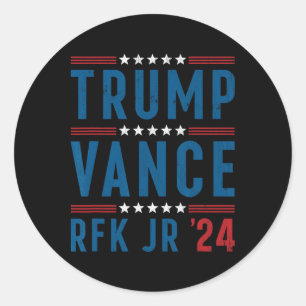 Trump Vance Kennedy President Election Republican Classic Round Sticker