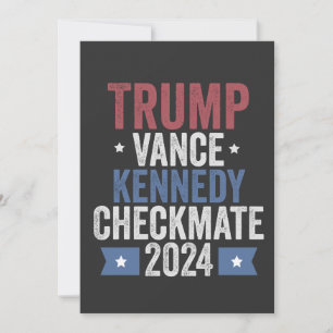 Trump Vance Kennedy take America back again Holiday Card