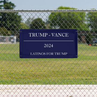Trump Vance Make America Great Once Again Banner