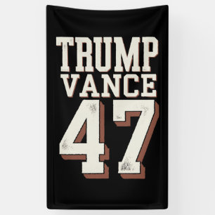 Trump Vance President Vintage Trump Wins Banner