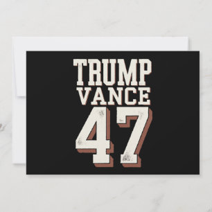 Trump Vance President Vintage Trump Wins Invitation