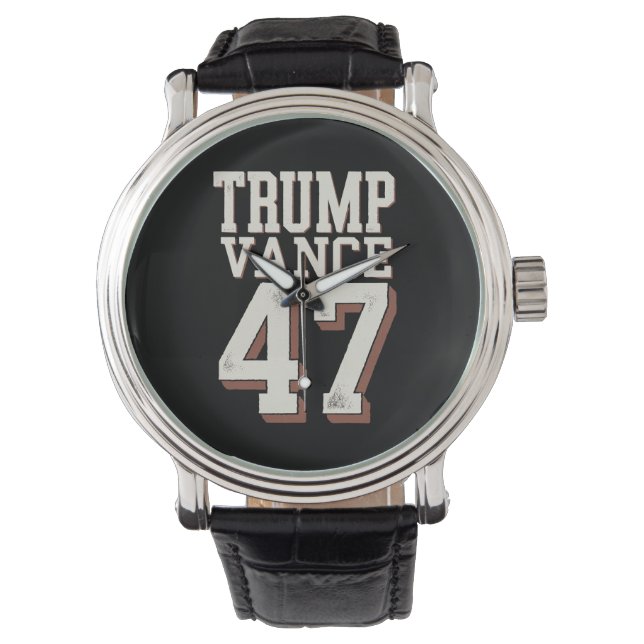 Trump Vance President Vintage Trump Wins Watch (Front)