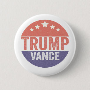 Trump Vance Republican American Election Vote Gift 2 Inch Round Button