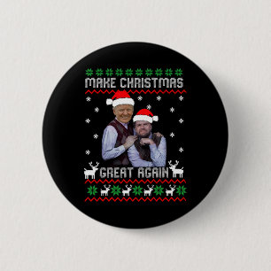 Trump Vance Shirt Brothers Make Christmas Great Ag 2 Inch Round Button