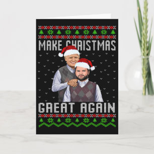 Trump Vance Tees Brothers Make Christmas Great Aga Card