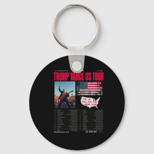 Trump Vance Us Tour  Keychain