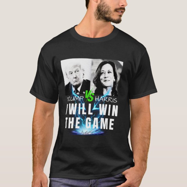 Trump Vance VS Kamala Harris Waltz 2024 I ll Win T T-Shirt (Front)