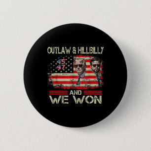 Trump Vance We Won Win Inauguration Day 2025 47th  2 Inch Round Button
