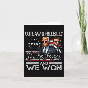 Trump Vance We Won Win Inauguration Day 2025 47th  Card