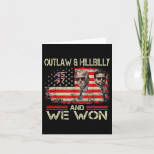Trump Vance We Won Win Inauguration Day 2025 47th  Card