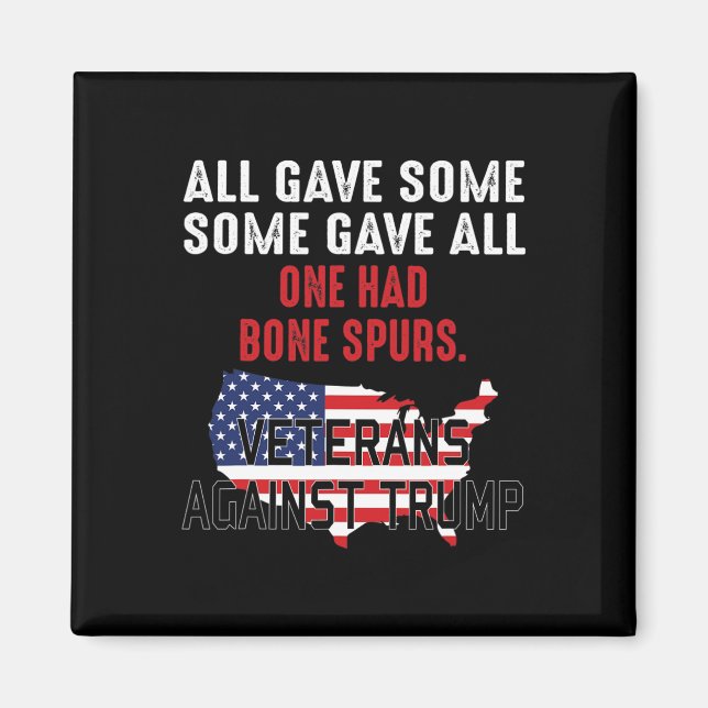 Trump Veterans Against Trump  Magnet (Front)