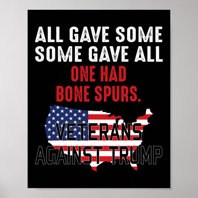 Trump Veterans Against Trump  Poster (Front)