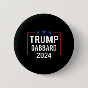 Trump Vp Gabbard 2024 Election 2 Inch Round Button
