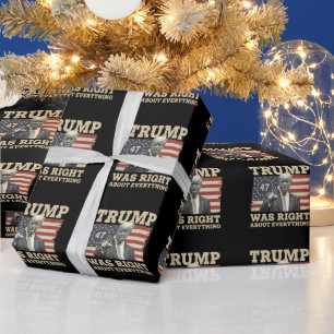 Trump Was Right About Everything USA America Wrapping Paper