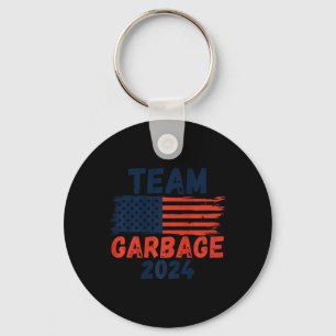 Trump We Did It Team Garbage Trump Won Again Elect Keychain