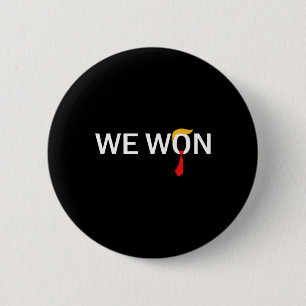 Trump We Won Wins Inauguration 47 Us President 202 2 Inch Round Button