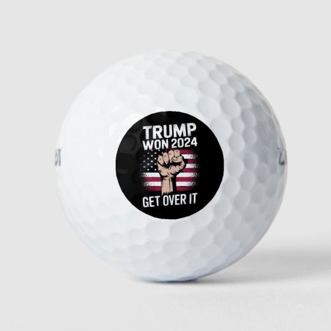 Trump We Won Wins Inauguration 47 US President  Golf Balls (Front)