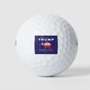 Trump. What A C*** - Anti-Trump campaign poster - Golf Balls
