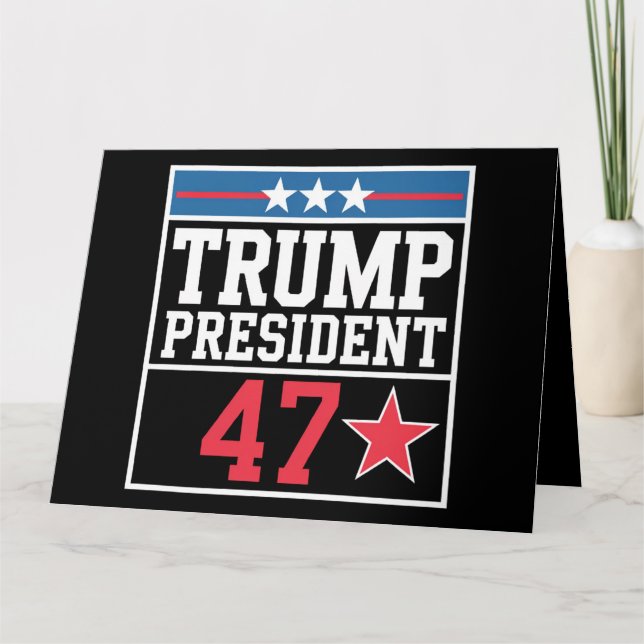 Trump Wins 2024 Election Trump Won 2024 Card (Front)