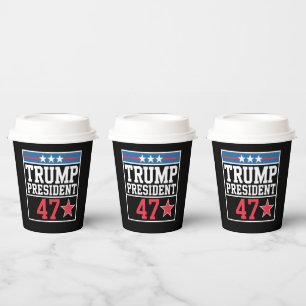 Trump Wins 2024 Election Trump Won 2024 Paper Cups