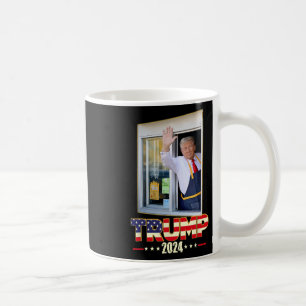 Trump With Mc Donald Trump Worker Vote For Trump 1 Coffee Mug