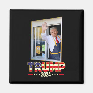Trump With Mc Donald Trump Worker Vote For Trump  Magnet