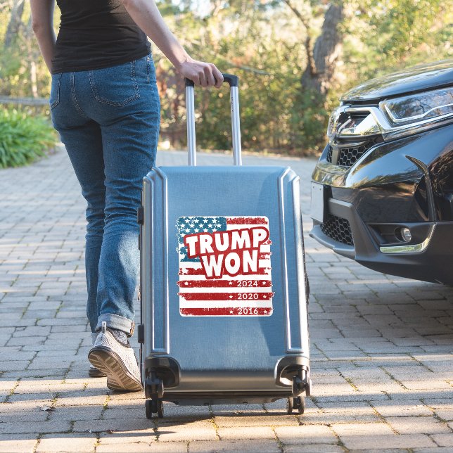 Trump Won 2024 (Suitcase Insitu)