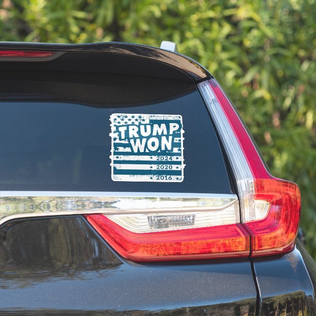 Trump Won 2024 (Car Side)