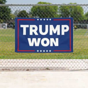 Trump Won 2024 Banner